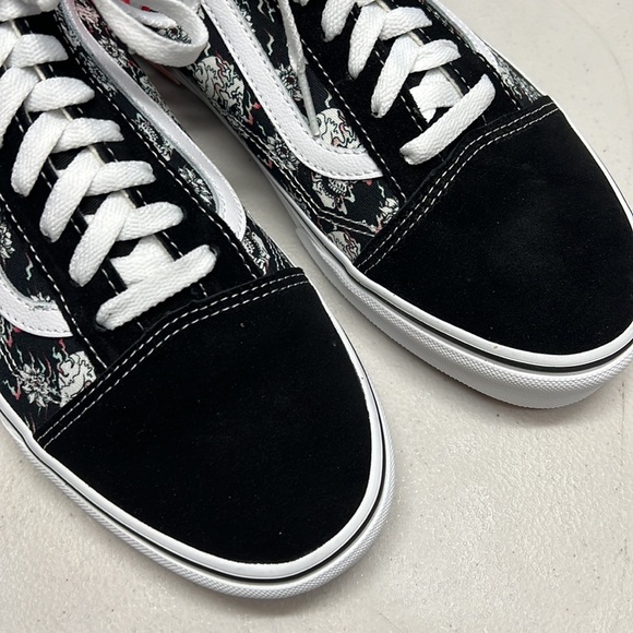 VANS | Old Skool Flash Skulls Black & Multi Skate Shoes - Picture 4 of 10